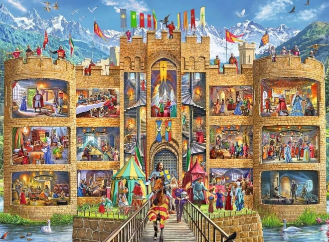 Ravensburger Puzzle Blick in die Ritterburg XXL 150 Teile