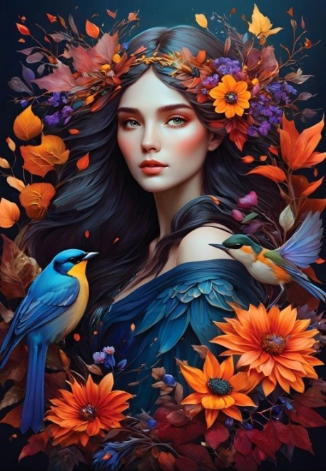Puzzle Meliae 1000 Teile Bluebird