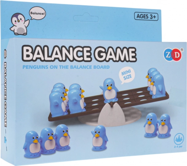 Balancier- und Geschicklichkeitsspiel – Pinguin