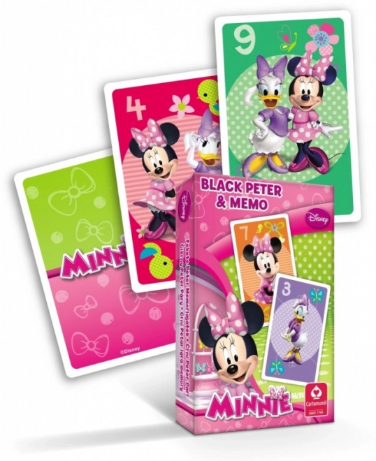 Kartenspiel Schwarzer Peter und Memory – Minnie Mouse