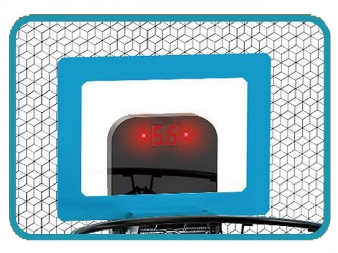 Basketballkorb Set mit Ball und Pumpe