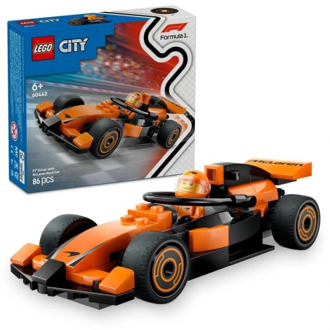 Lego City F1 Rennfahrer und McLaren Rennwagen