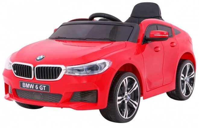 BMW 6 GT Auto mit Batterie rot + Fernsteuerung + langsamer Start + EVA + Gurte + LED MP3