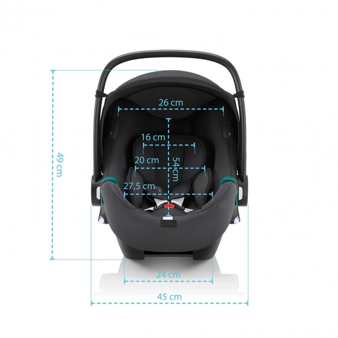 Babyschale Baby Safe iSense in Mitternachtsgrau