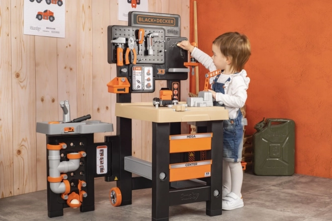 Smoby Black & Decker Mega-Werkstatt für kleine Handwerker
