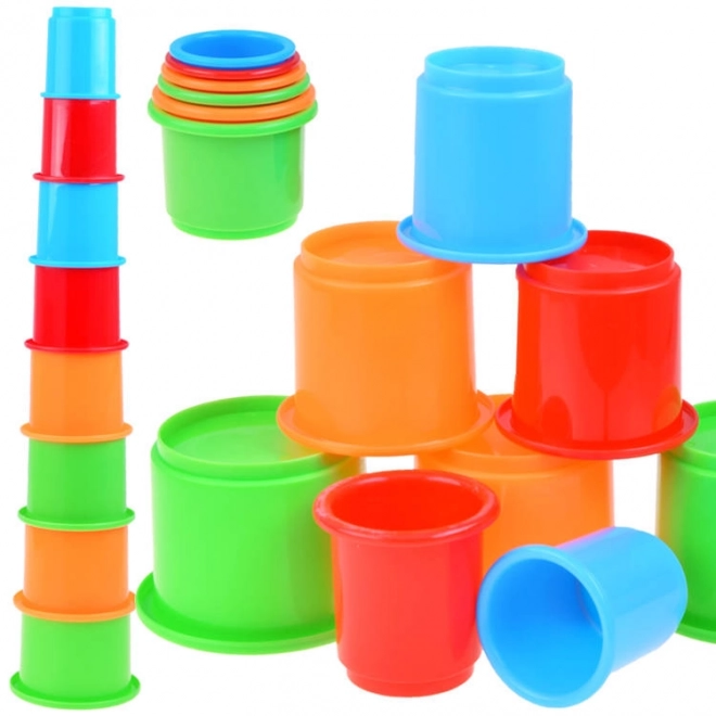 Bunte Stapelbecher LITTLE TIKES Pyramide