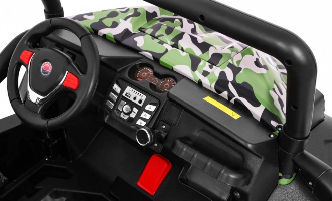 Grand Buggy Strong Lift pro Kinder Moro + Antrieb 4x4 + Fernbedienung + Gepäckträger + MP3 Radio + LED-Diode