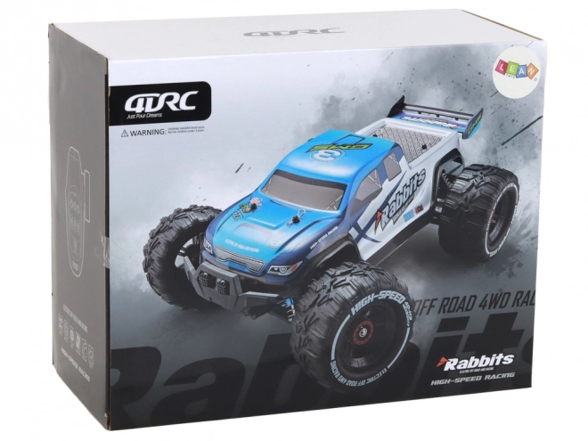 Rabbits RC Geländewagen mit Allradantrieb Blau