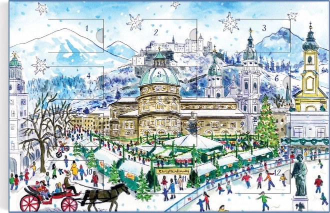Galison Puzzle Adventskalender: 12 Weihnachtstage Puzzle