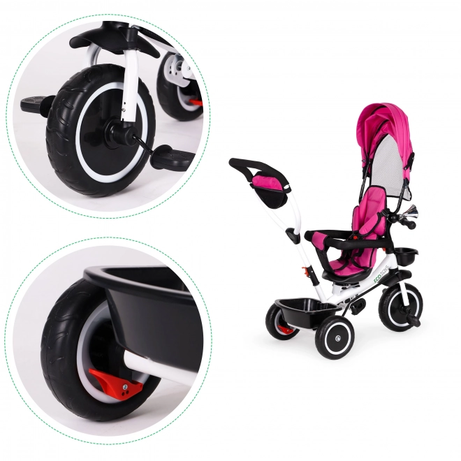 Dreirad mit 360° Drehbarem Sitz ECOTOYS Pink