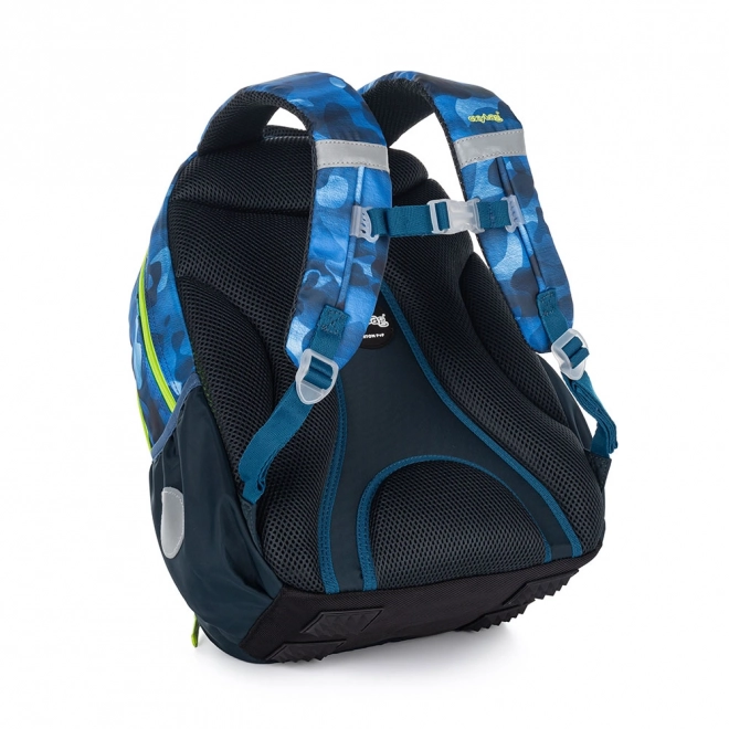 Schulrucksack Oxy Next Camo Blau