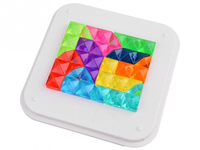 Bunte Diamantenpuzzle