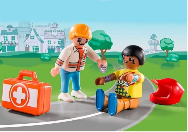 Playmobil Rettungseinsatz Rennfahrer