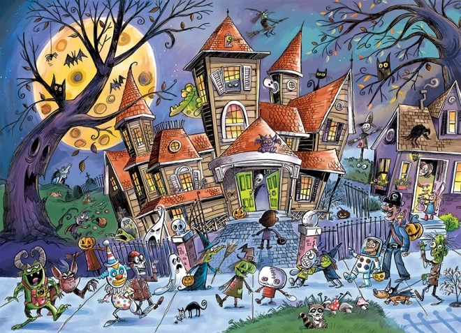 Familienpuzzle Spukhaus 350 Teile COBBLE HILL