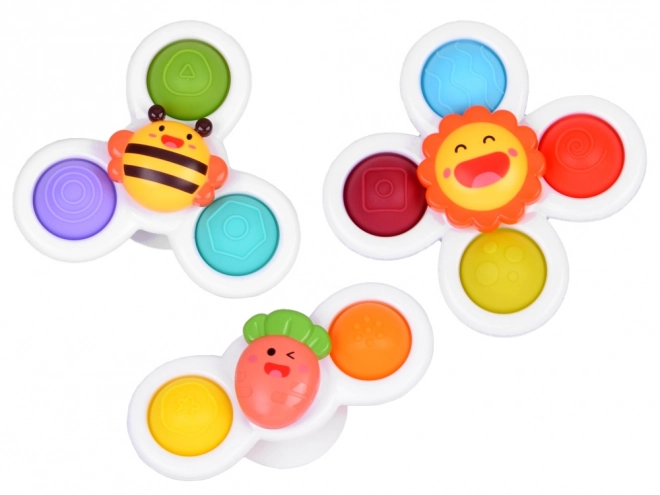 Fidget Spinner Sensorische Spielzeug mit Saugnapf