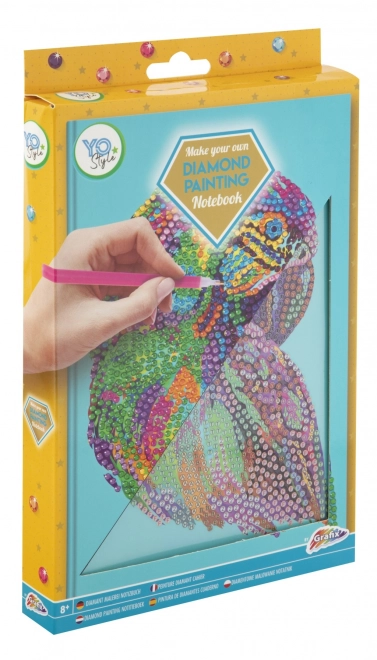 Diamantmalerei A5 Mandala Notizblock