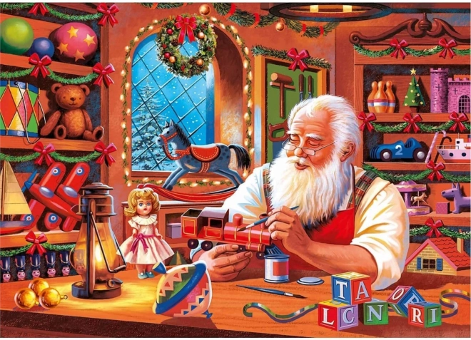 Weihnachtskollektion Santas Werkstatt Puzzle 1000 Teile