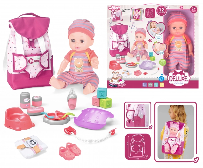 Woopie Royal Babysitter Puppenset mit Zubehör