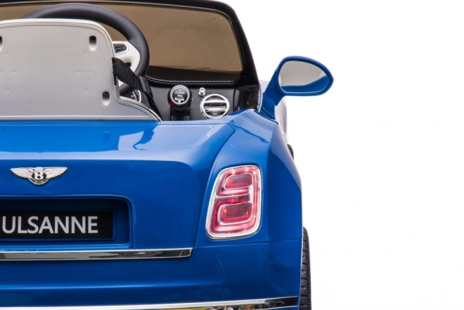 Elektrisches Kinderauto Bentley Mulsanne blau lackiert