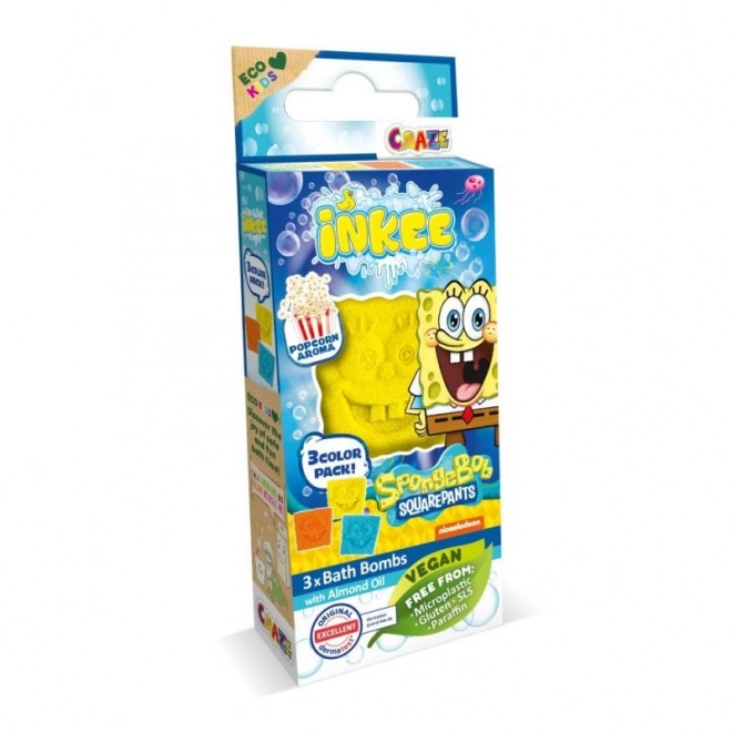 Inkee - Mini Badebombe Set - SpongeBob