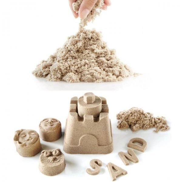Grüner kinetischer Sand im Beutel 1kg – Natürlich
