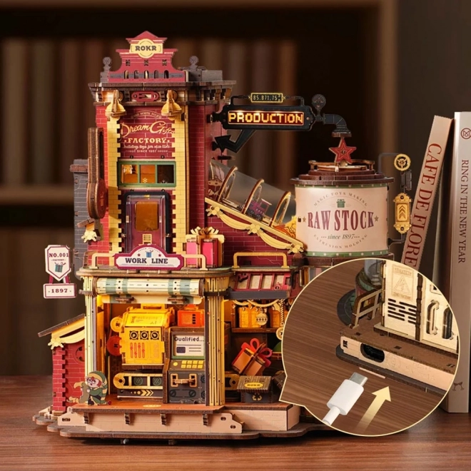 Zauberhaftes Holzpuzzle - Musikbox Geschenke-Fabrik