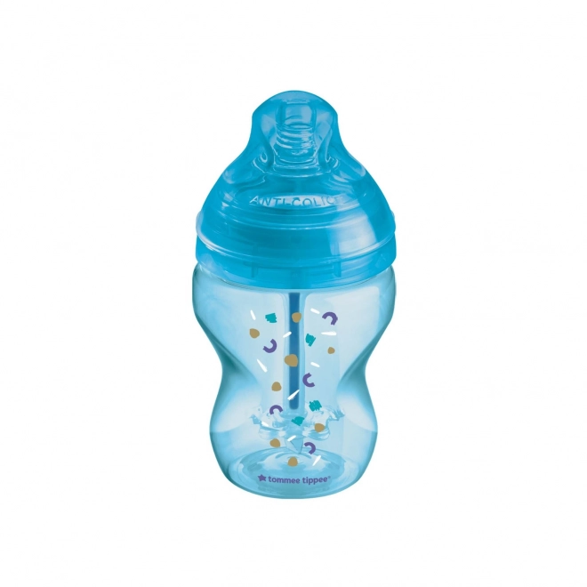 Anti-Colic Babyflasche 260 ml Blau