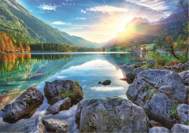 Puzzle-Set mit Sortierer 2-in-1: Hintersee, Deutschland 1000 Teile