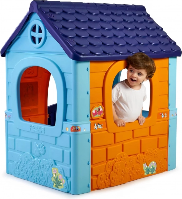 Kinder Gartenhaus Bluey mit Briefkasten