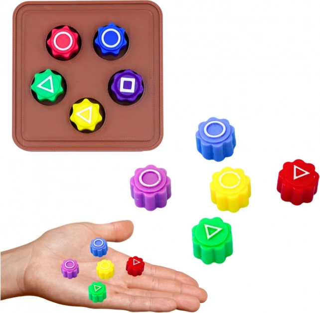 Set von 5 Squid Game Spielen - traditionelle koreanische Spiele