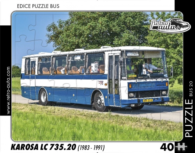 Retro Puzzle Bus Karosa LC 735