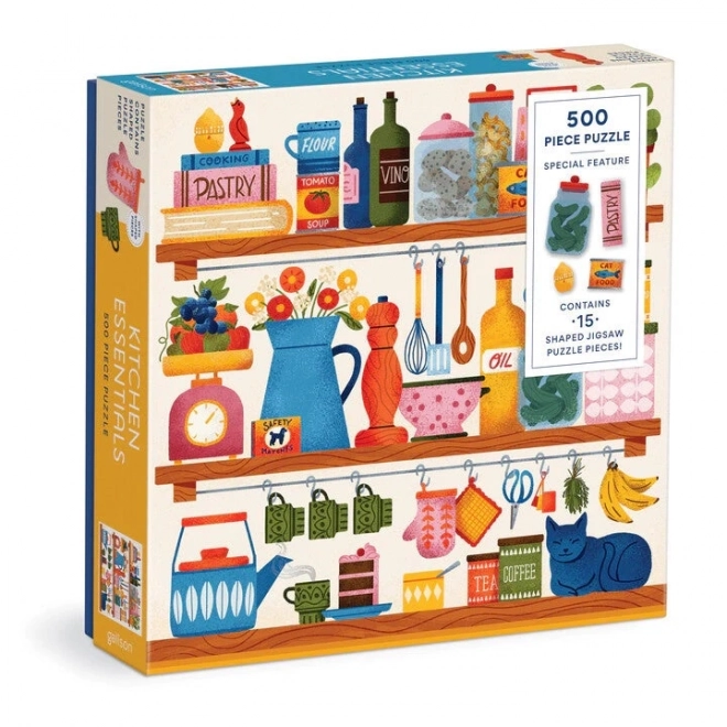 Puzzle Grundlegende Küchenutensilien 500 Teile