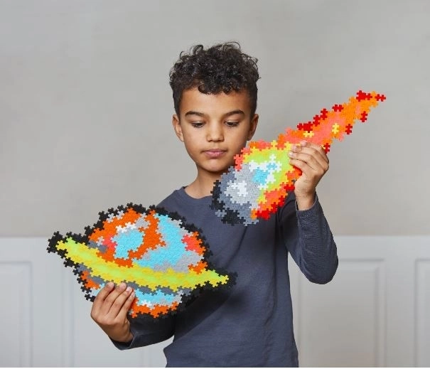 Plus-Plus Puzzle Zahlen - Weltraum 500 Teile