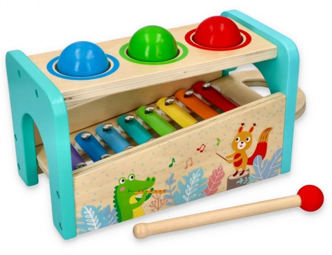 Musikalisches Holzspielzeug