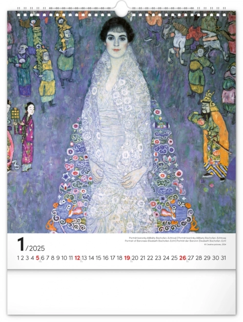 Wandkalender Gustav Klimt 2025