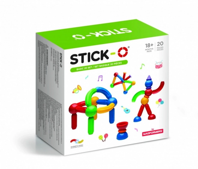 Stick-O Magnetische Bausteine 20er Set