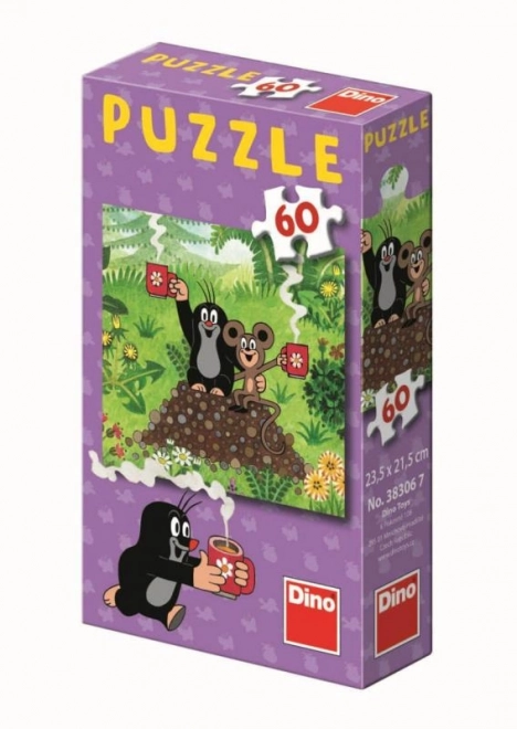 DINO Puzzle Der kleine Maulwurf und Kamille 60 Teile