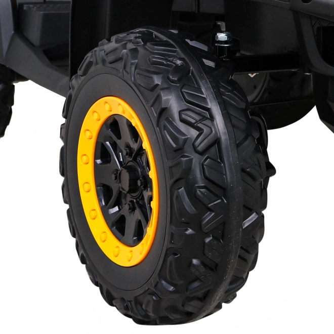 Quad XT-Speed für Kinder Gelb + 4x4 + EVA + langsamer Start + Radio MP3 + LED-Diode