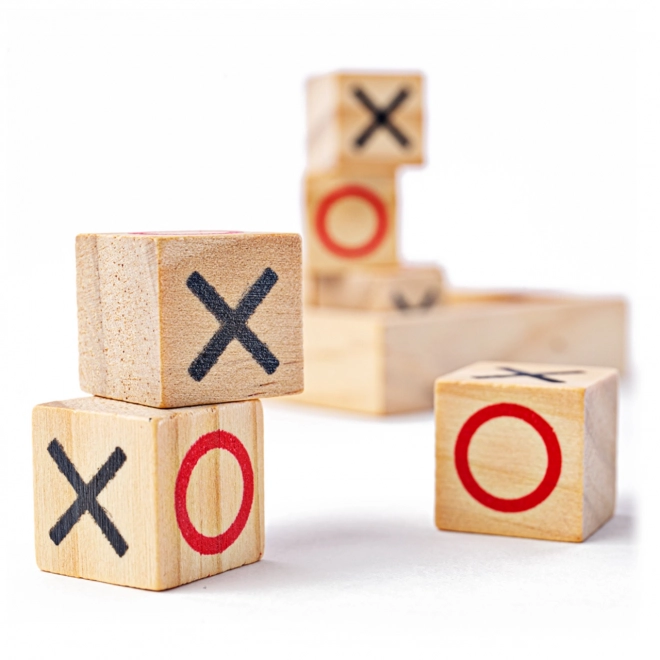 Kreatives Tic-Tac-Toe Spiel aus Holz