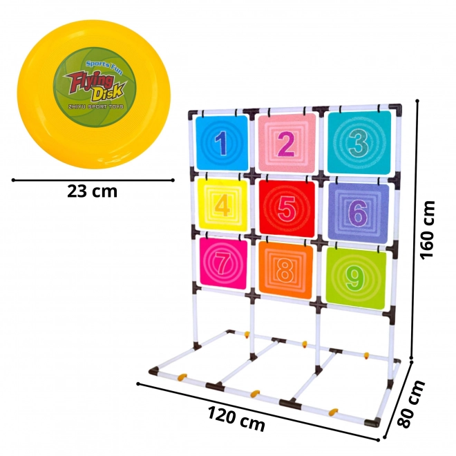 Woopie Geschicklichkeitsspiel Zielwerfen XXL Frisbee