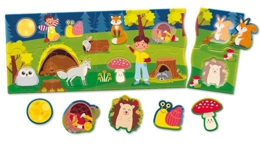 Carotina Baby Panorama Puzzle - Wald