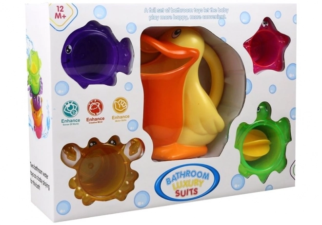 Badespielzeug Pelikan und Tiere Formen