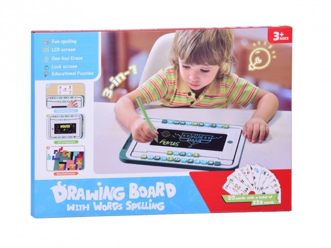 Lernset 3-in-1 LCD Tafel Englisch lernen