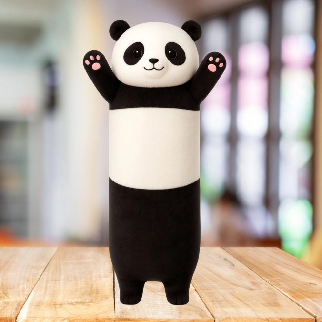 Plüschkissen Panda schwarz-weiß 70 cm