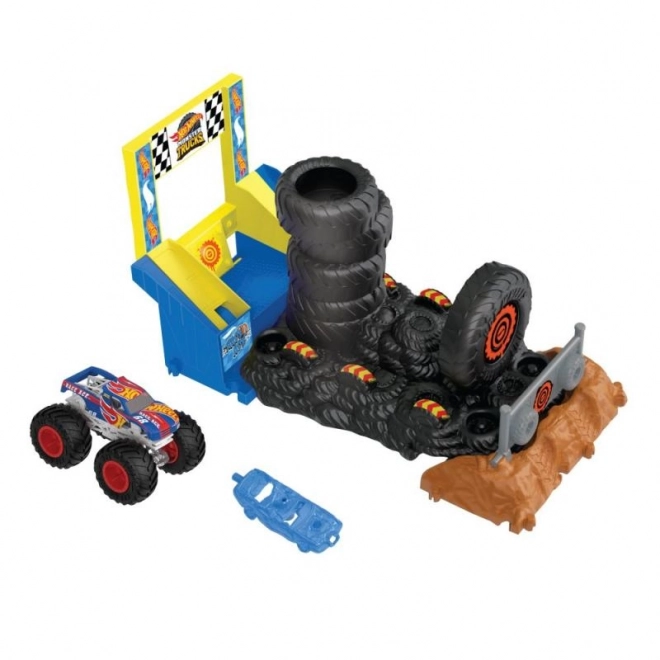 Hot Wheels Monster Trucks Arena - Rennherausforderung Spielset