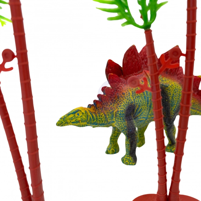 Dinosaurier-Figurenset mit Spielmatte und Tragekoffer