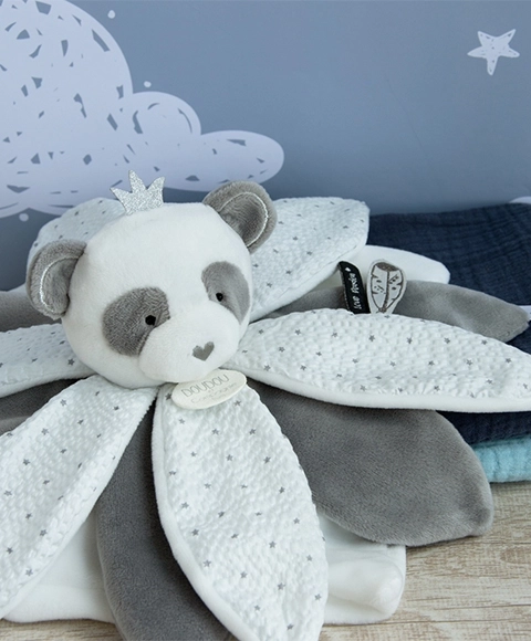 Doudou Kuscheltier Panda Geschenkeset