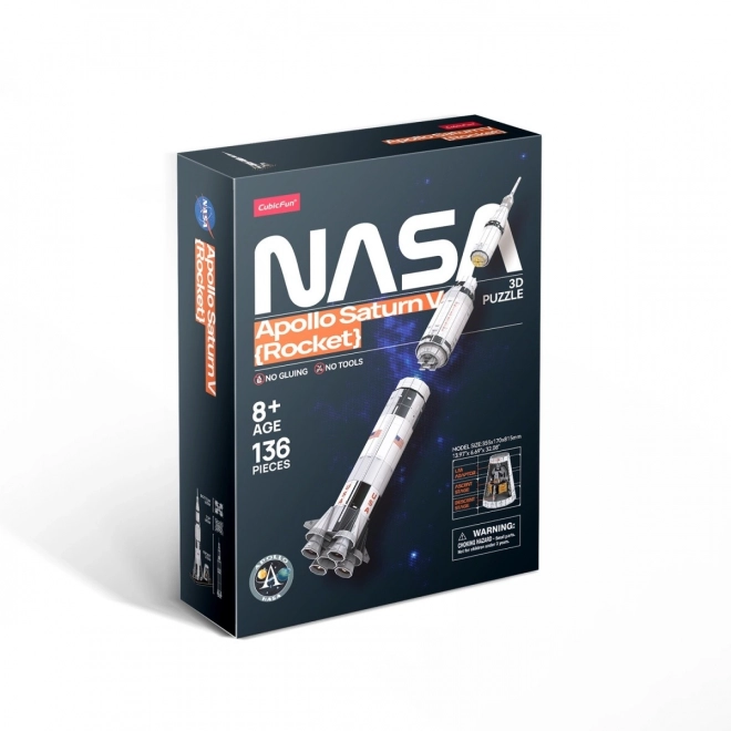 3D Puzzle Apollo Saturn Rakete