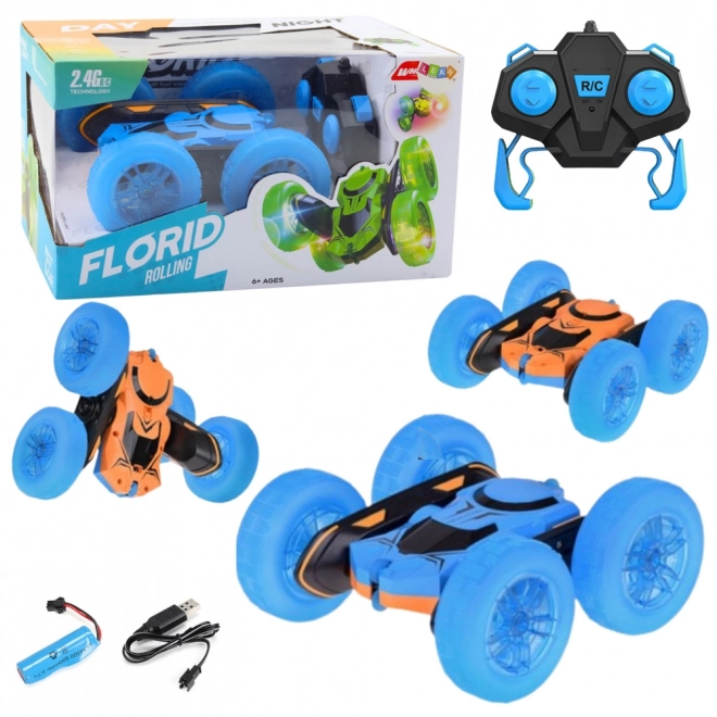 Zirkusauto mit Fernbedienung 360° Blau
