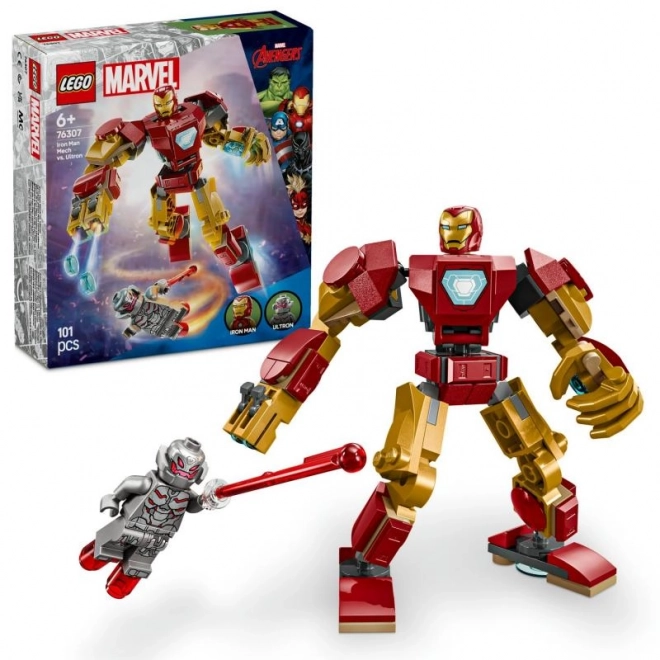 Lego Marvel Iron Man Mech gegen Ultron